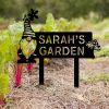 Personalized Gnome Mushroom Garden Yard Stakes Decorative Custom Metal Sign 2