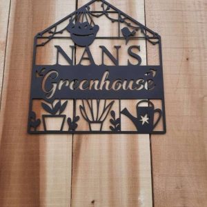 Personalized Greenhouse Garden Decorative Custom Metal Sign 4