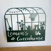 Personalized Greenhouse Garden Gate Decor Decorative Custom Metal Sign 2 Personalized Greenhouse Garden Gate Decor Decorative Custom Metal Sign 2