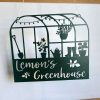 Personalized Greenhouse Garden Gate Decor Decorative Custom Metal Sign 3 Personalized Greenhouse Garden Gate Decor Decorative Custom Metal Sign 3