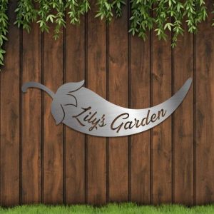 Personalized Hot Chillies Chilli Garden Decorative Custom Metal Sign 2