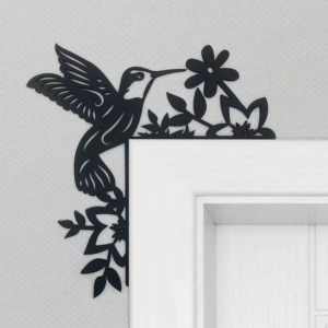 Personalized Hummingbirds Door Corner Garden Decorative Custom Metal Sign 3