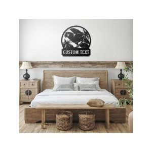 Personalized Macaw Parrot Bird Garden Backyard Patio Decorative Custom Metal Sign Housewarming Gift