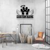 Personalized Memorial Sign Yard Stakes Grave Marker Cemetery Decor Custom Metal Sign 2 4