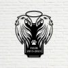 Personalized Pet Memorial Sign Angel Wings Dog Lost Cat Loss Gift Custom Metal Sign 3