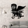 Personalized Rottweiler Memorial Sign Yard Stakes Rottweiler Angel Wings Grave Marker Cemetery Decor Custom Metal Sign 1