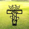 Personalized Samoyed Memorial Sign Yard Stakes Pet Grave Marker Cemetery Decor Custom Metal Sign 1