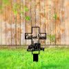 Personalized Semi Truck Memorial Sign Yard Stakes Trucker Grave Marker Cemetery Decor Custom Metal Sign 2