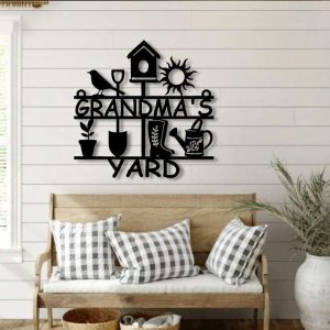 Personalized Sun Bird Family Garden Yard Decorative Custom Metal Sign Housewarming Gift