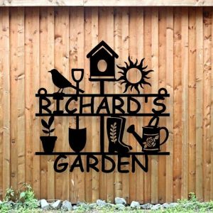 Personalized Sun Bird Family Garden Yard Decorative Custom Metal Sign Housewarming Gift 3