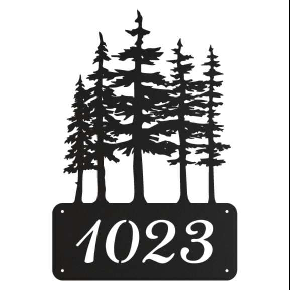 Custom Mailbox Address Plaque Kit Signs, SKU: WP-MAILBOX-P