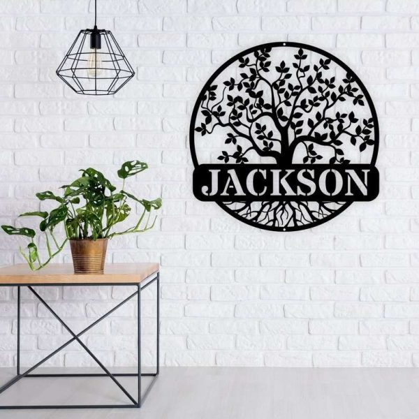 Personalized Tree of Life Garden  Decorative Custom Metal Sign