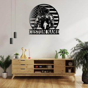 Personalized US Bomb Disposal Sign Bomb Squad Name Bomb Team Independence Day Veteran Day Patriotic Decor Gift Custom Metal Sign