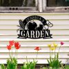 Personalized Vegetable Corn Tomato Carrot Eggplant Garden Decorative Custom Metal Sign 1