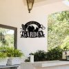 Personalized Vegetable Corn Tomato Carrot Eggplant Garden Decorative Custom Metal Sign 4