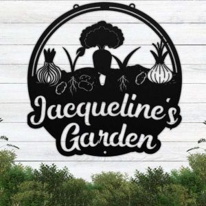 Personalized Vegetable Garden Decorative Custom Metal Sign