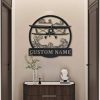 Personalized Vintage Airplane Sign Aircraft Hangar Pilot Name Sign Airforce Patriotic Decor Gift Custom Metal Sign 1