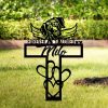 Personalized Vizsla Memorial Sign Yard Stakes Pet Grave Marker Cemetery Decor Custom Metal Sign 1