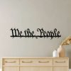 Personalized We The People Sign Independence Day Veteran Day Patriotic Decor Custom Metal Sign 3