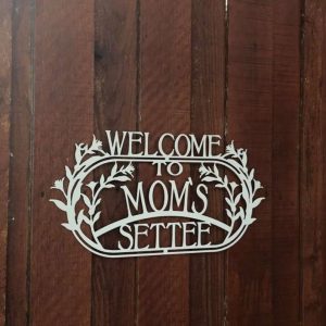 Personalized Welcome to the Garden Decorative Custom Metal Sign