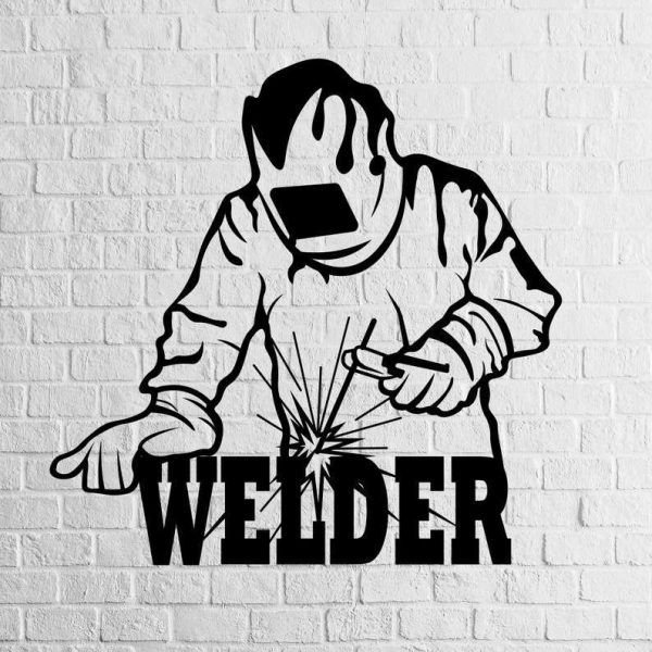 Personalized Welder Blacksmith Welding Shop Custom Metal Sign