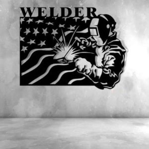 Personalized Welder Blacksmith Welding Wall Art For Home Office Custom Metal Sign 2