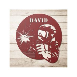 Personalized Welder Ironworker Welding Business Custom Metal Sign 1