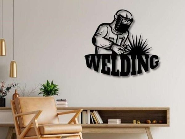 Personalized Welder Welding Blacksmith Ironworker Custom Metal Sign