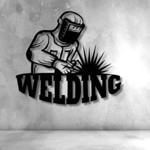 Personalized Welder Welding Blacksmith Ironworker Custom Metal Sign