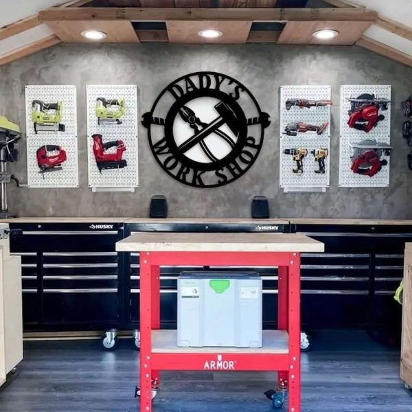 Personalized Workshop Garage Mechanic Tools Custom Metal Sign