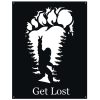 Personalized Bigfoot Say Hi Forest Camping Lover Funny Camper Decor Get Lost Custom Metal Sign 1 1