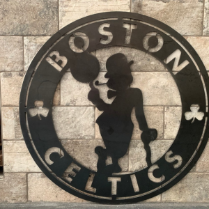 Personalized Boston Celtics Logo Sign NBA Basketball Wall Decor Gift for Fan Custom Metal Sign 1 1