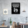 Personalized Boston Celtics Reserved Parking Sign NBA Basketball Wall Decor Gift for Fan Custom Metal Sign 2