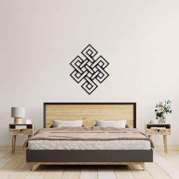 Personalized Celtic Knot Irish Knot Eternal Knot Symbol Yoga Studio Home Decor Custom Metal Sign