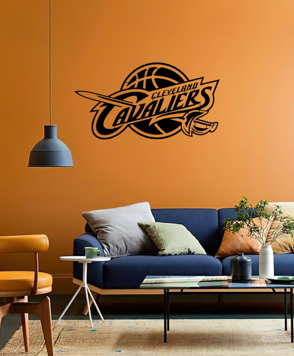 Personalized Cleveland Cavaliers V1 NBA Basketball Wall Decor Gift for Fan Custom Metal Sign