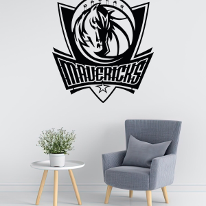 Personalized Dallas Mavericks Logo Sign NBA Basketball Wall Decor Gift for Fan Custom Metal Sign 1 1