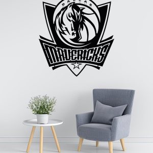 Personalized Dallas Mavericks Logo Sign NBA Basketball Wall Decor Gift for Fan Custom Metal Sign 1