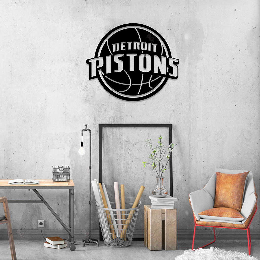 Detroit Pistons Custom Personalized Text Mousepad Gift 