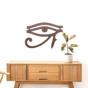 Personalized Eye of Horus Egyptian Aesthetic Yoga Studio Home Decor Custom Metal Sign 1