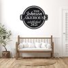 Personalized Family Lake House with Established Date Lakehouse Decor Custom Metal Sign 3