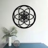 Personalized Fibonacci Seed of Life Yoga Studio Home Decor Sacred Geometry Modern Mandala Custom Metal Sign 3 Personalized Fibonacci Seed of Life Yoga Studio Home Decor Sacred Geometry Modern Mandala Custom Metal Sign 3