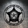 Personalized Five Point Star Police Badge Sign Police Officer Anniversary Gift Patriotic Decor Gift Custom Metal Sign 1