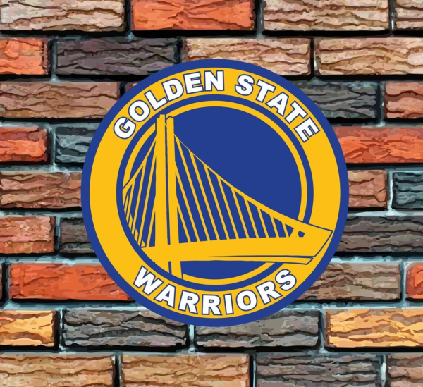 Personalized Golden State Warriors Logo Sign V2 NBA Basketball Wall ...