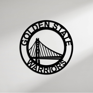 Personalized Golden State Warriors Sign GSW Lowers Gift Stephen Curry NBA Basketball Wall Decor Gift for Fan Custom Metal Sign 1