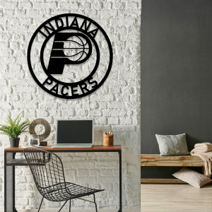 Personalized Indiana Pacers Sign NBA Basketball Wall Decor Gift for Fan Custom Metal Sign 3