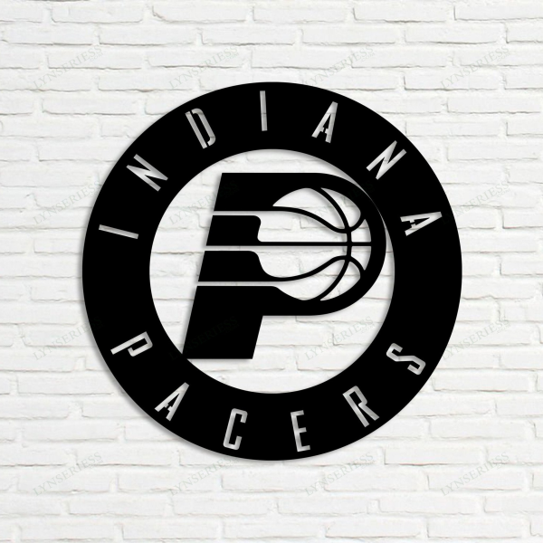 Personalized Indiana Pacers Sign V1 NBA Basketball Wall Decor Gift for Fan Custom Metal Sign