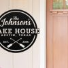 Personalized Lake House Paddle Sign Lakehouse Beach House Home Decor Custom Metal Sign 1 1