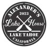 Personalized Lake House Sign Lakehouse Beach House Home Decor Custom Metal Sign 1 1
