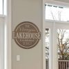 Personalized Lake House with Established Date Sign Beach House Home Decor Custom Metal Sign 2