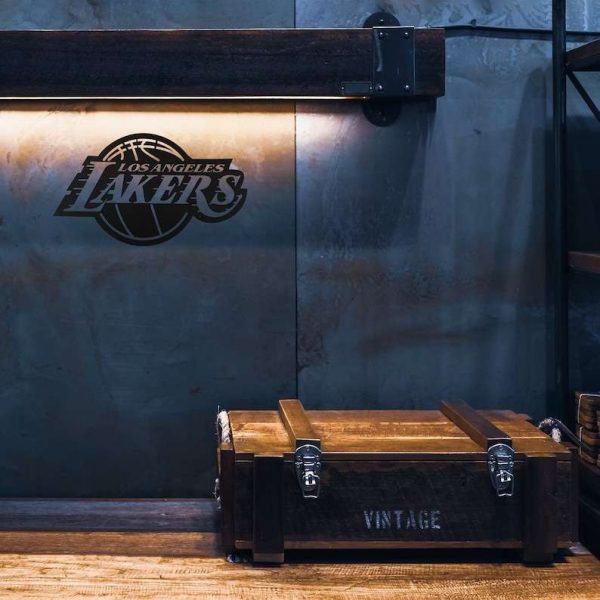 Personalized Lakers NBA Basketball Wall Decor Los Angeles Lakers Gift for Fan Custom Metal Sign